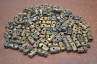 100 Pcs Tibetan Buddhish Buffalo Skull Brown Bone Beads 1/2"