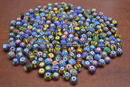 500 Pcs Assort Mix Chevron Glass Beading Beads 6mm