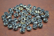 Chocolate Swirl Brown Round Buffalo Bone Beads 8mm
