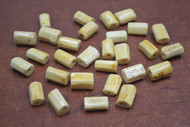 Coffee Brown Square Buffalo Bone Beads 1/2"