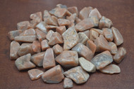 150 Pcs Red Moonstone Agate Gemstones Tumble Stone Healing