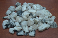 150 Pcs White Rainbow Agate Gemstones Tumble Stone Healing