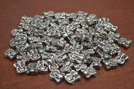250 Pcs Hindu Lord Ganesha Elephant Silver Tone Alloy Charms