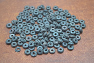 Plain Black Round Buffalo Bone Beads 6mm