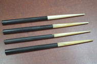 4 Pcs Carved Water Buffalo Horn Wood Hair Sticks Pins
