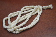 108 White Tibetan Buddhish Buffalo Skull Bone Mala Prayer Beads 1/2"