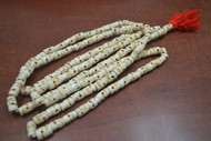 108 Tibetan Buddhish Buffalo Skull Brown Bone Mala Prayer Beads 1/2"