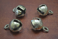 4 Pcs Handmade Solid Brass Metal Jingle Bells 2"