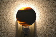 Round Buffalo Horn Nightlight