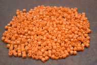 1000 Pcs Orange Glass Tube Beading Beads 4mm