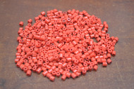 1000 Pcs Red Glass Tube Beading Beads 4mm