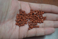1000 Pcs Brown Glass Tube Beading Beads 4mm