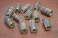 10 Pcs Brown Wood Tube Beads 1 1/8"