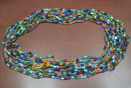 12 Necklaces Assort Multi Colors Glass Love Seed Beading Beads 38"