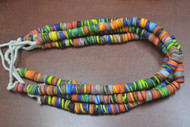 4 Strands Multi Colors Handmade Africa Old Glass Beading Beads