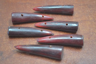 Red Buffalo Red Horn Toggle Buttons 2 3/8"