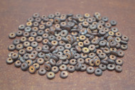 Brown Buffalo Bone Round Beads 4mm