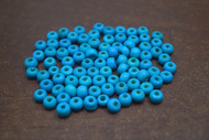 Dyed Round Turquoise Buffalo Bone Beads 6mm