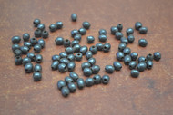 Black Tube Buffalo Bone Beads 4mm
