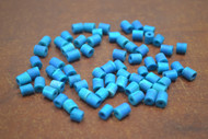 Dyed Turquoise Blue Tube Buffalo Bone Beads 6mm