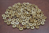 Coffee Brown Round Buffalo Bone Beads 10mm