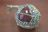 Reproduction Red Heart Glass Clay Ball 5"