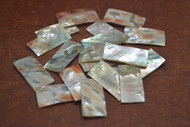 25 Pcs Rectangle Red Abalone Shell Blank Inlay Material DIY 1"