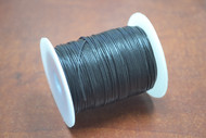 100 Meters Genuine Black Leather Cord Roll 0.5mm