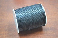 100 Meters Genuine Black Leather Cord Roll 1.5mm