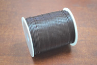 100 Meters Genuine Dark Brown Leather Cord Roll 1.5mm