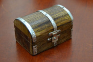 Carved Treasure Chest Trinket Box