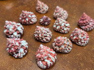 12 Pcs Pink Small Rough Strawberry Top Trochus Seashells