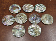 12 Pcs Round Abalone Shell Blank Disc Coin 30mm