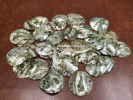 25 Pcs Assort Round Green Abalone Shell Blank Disc 17mm - 23mm