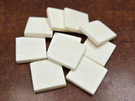 Electric Guitar Buffalo Bone Nut Blank 25 x 25 x 5mm