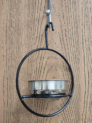 Black Rusty Iron Bird Feeder Hanger