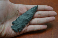 Hand Knapped Agate Stone Spear Arrowhead Point 3 1/2" - 4"