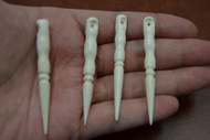 4 Pcs Buffalo Bone Awl Needles