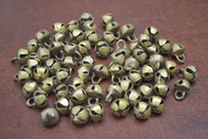 100 Pcs Handmade Belly Dance Solid Brass Jingle Bells