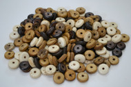 Assort Mix Carved Tube Round Buffalo Bone Beads
