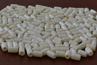 Off White Carved Cross Bone Tube Beads 8mm