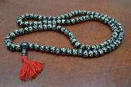 Chocolate Brown Tibetan Buddhish Buffalo Bone Mala Prayer Beads 8mm