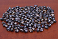 Coffee Brown Carved Cross Bone Tube Beads 10mm