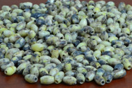 Dyed Yellow Tube Buffalo Bone Beads 9mm