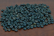 Plain Chocolate Brown Round Buffalo Bone Beads 6mm