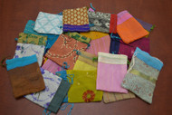 12 Pcs Handmade Drawstring Gift Pouches 3x4