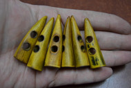 Light Brown Buffalo Horn Toggle Buttons