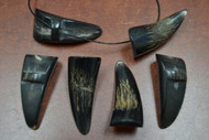 Black Buffalo Horn Pendant