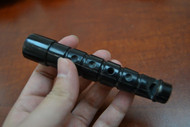 Hand Carved Buffalo Horn Flute 4 1/2"
