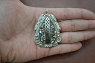 Abalone Shell Silver Plated Pendant